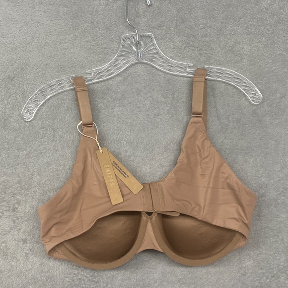Skims 34D Beige Smoothing Full Coverage Lightly Lined Bra Sienna Underwire - Picture 3 of 5